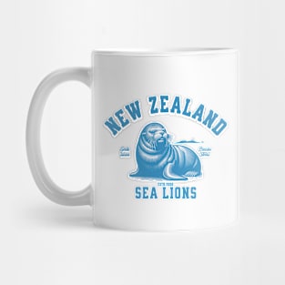 Sea lions from New Zealand, pancake rocks Mug